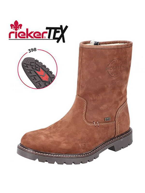 Riker Miesten  Mokka Saapas Ruskea