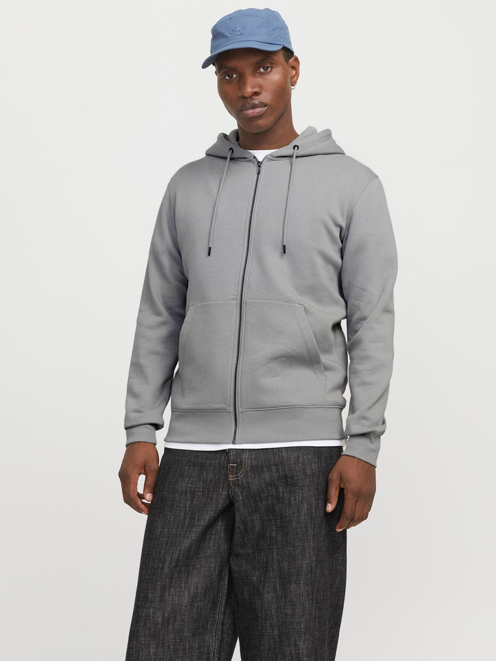 Jack & Jones Huppari Vetoketjulla Harmaa - Canny