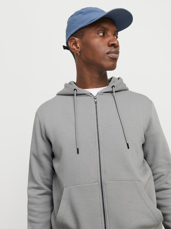 Jack & Jones Huppari Vetoketjulla Harmaa - Canny
