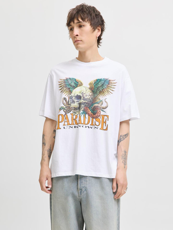 Jack & Jones Eaglerock T-paita Valkoinen - Canny