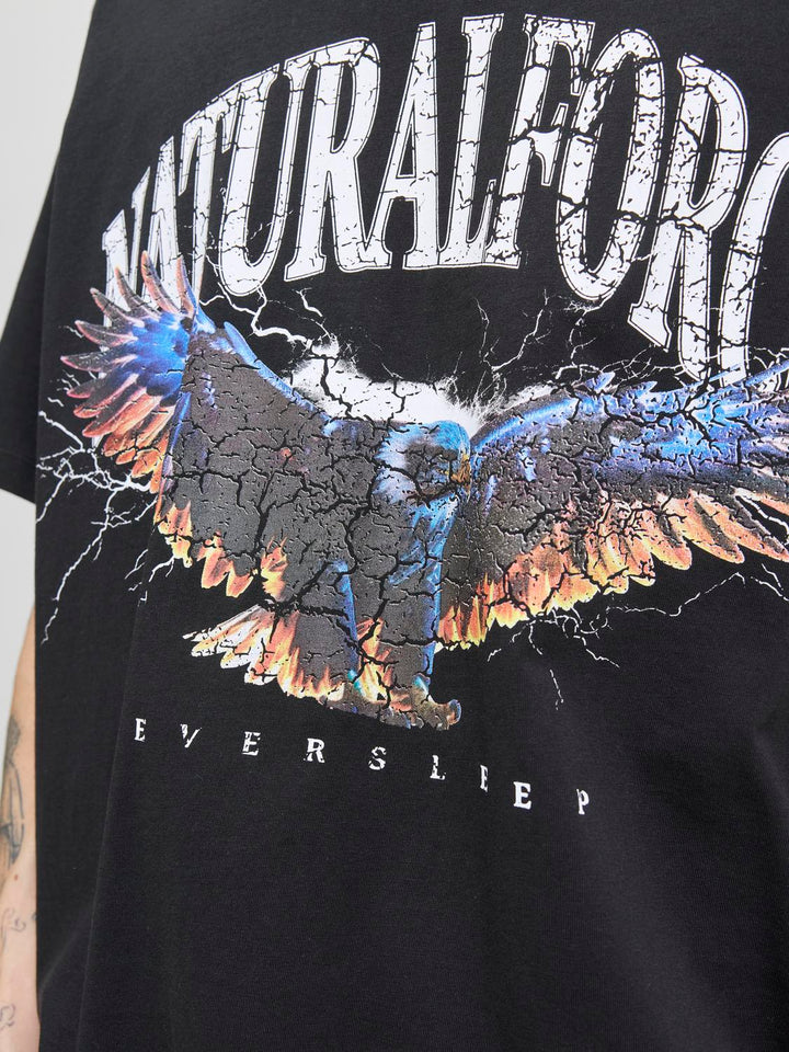 Jack & Jones Eaglerock T-paita Musta Tap - Canny