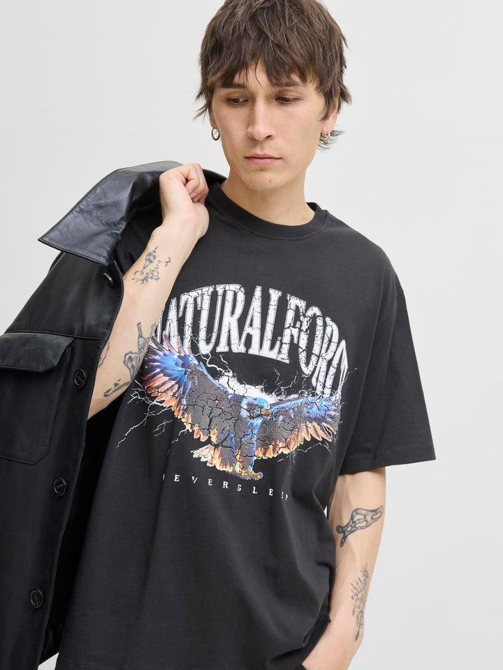 Jack & Jones Eaglerock T-paita Musta Tap - Canny
