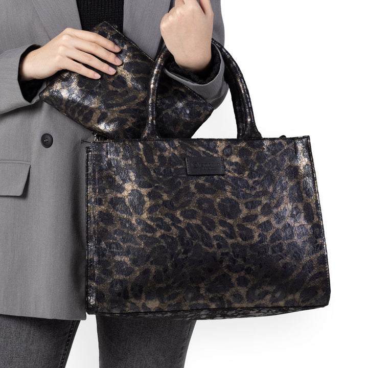 Remonte Leopardikuvio Kaksiosainen Laukku - Canny