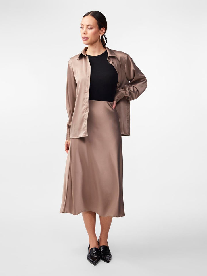 Yas Midihame Ruskea Satiini - Canny