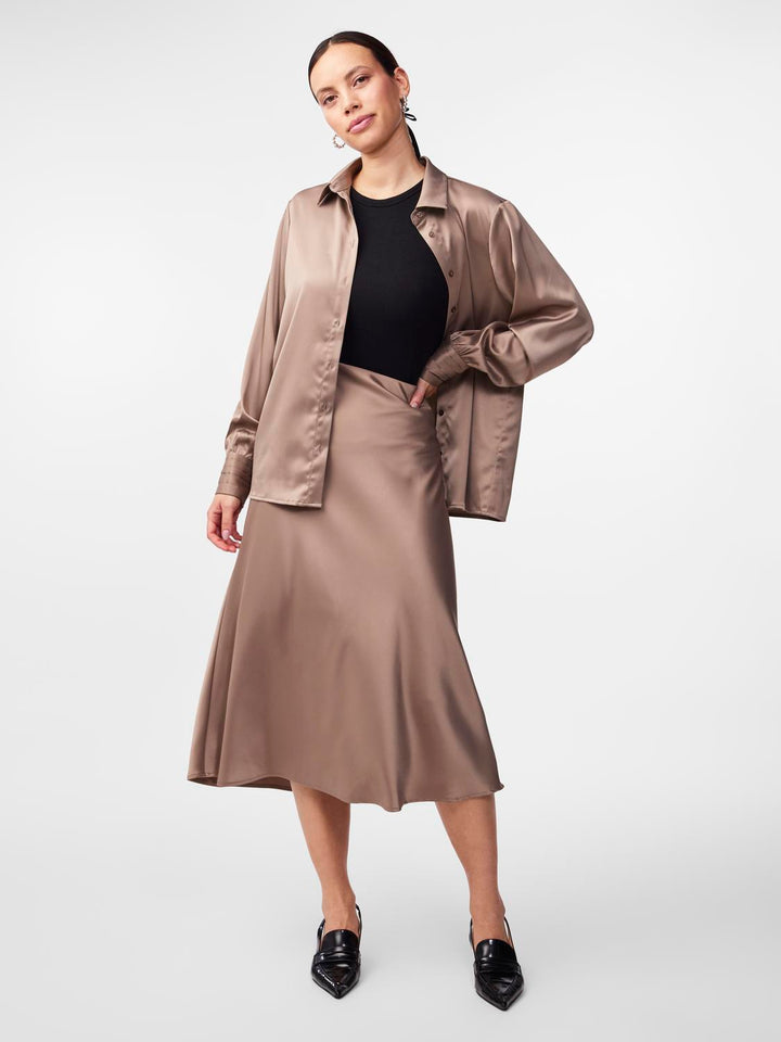 Yas Midihame Ruskea Satiini - Canny