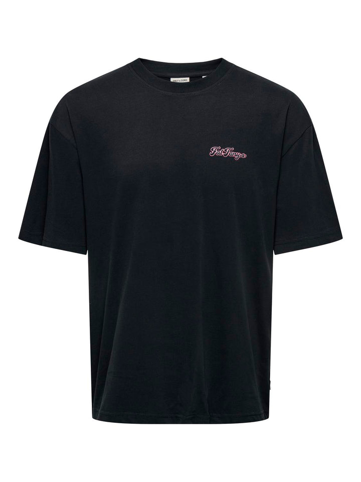 Only & Sons T-paita Fat Tony´s Musta - Canny