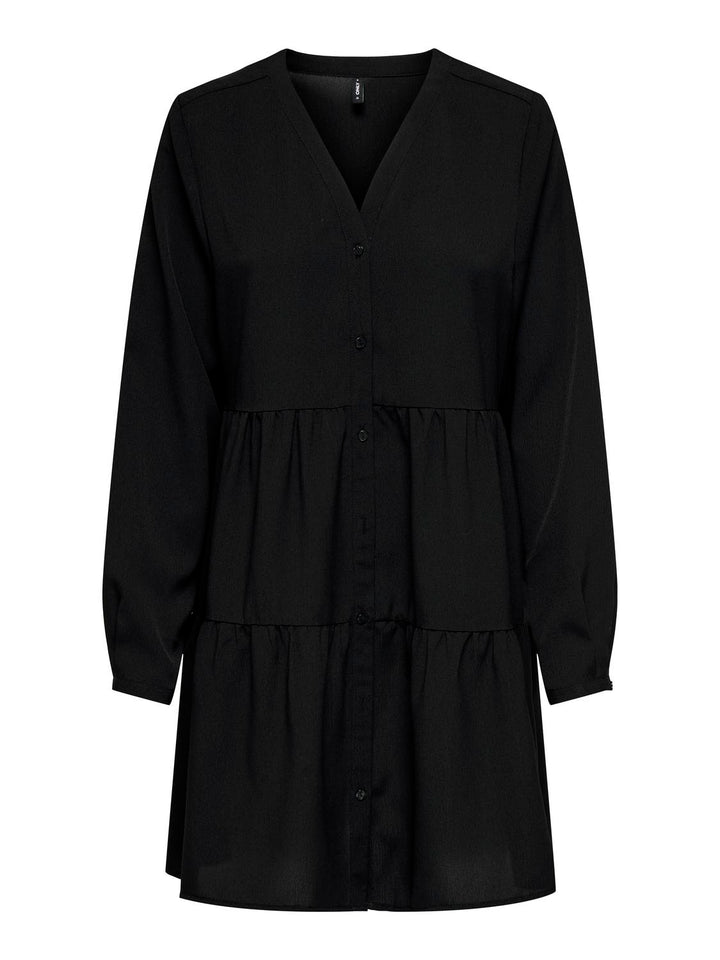 Only Napillinen Lyhyt Mekko Musta - Canny