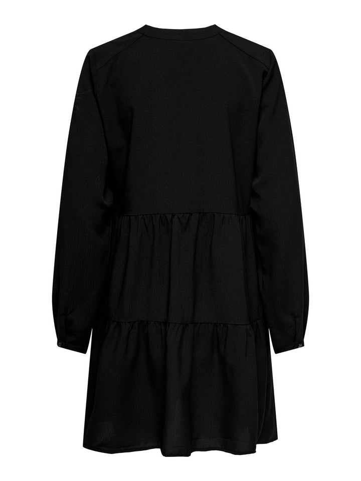 Only Napillinen Lyhyt Mekko Musta - Canny