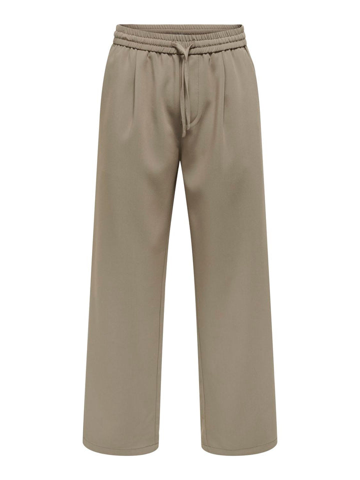 Only & Sons Loose Fit Housut Beige - Canny