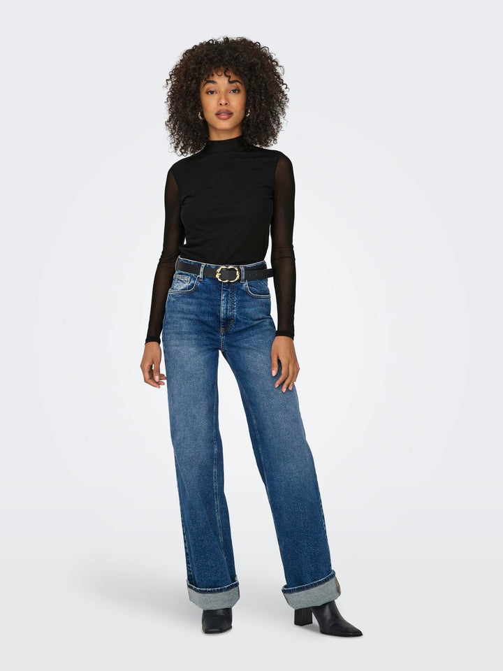 Only Mesh Toppi Musta - Canny