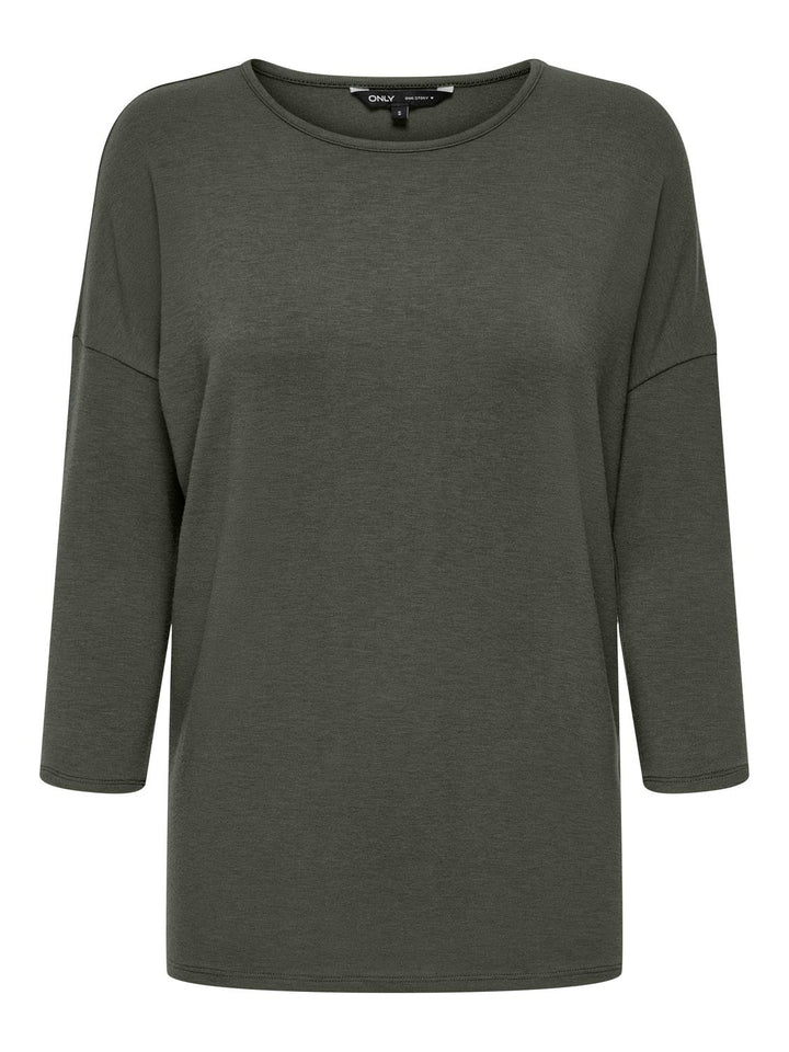 Only 3/4 Hiha Paita Metsänvihreä - Canny