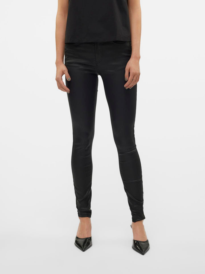 Veromoda Kiiltävät Skinny Fit Housut - Canny