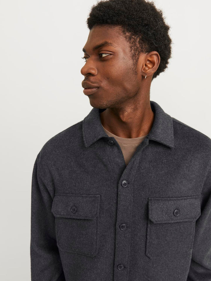Jack & Jones Overshirt Musta - Canny