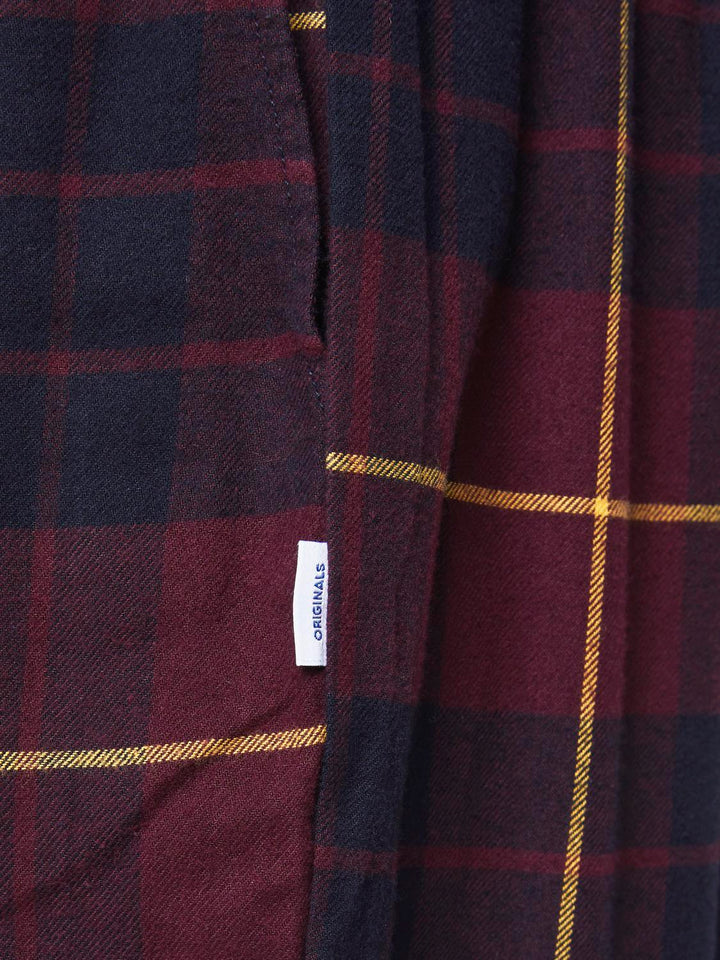 Jack & Jones Ruudulliset Yöhousut Viikuna - Canny