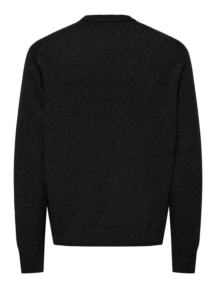 Only & Sons Neulepusero Musta - Canny