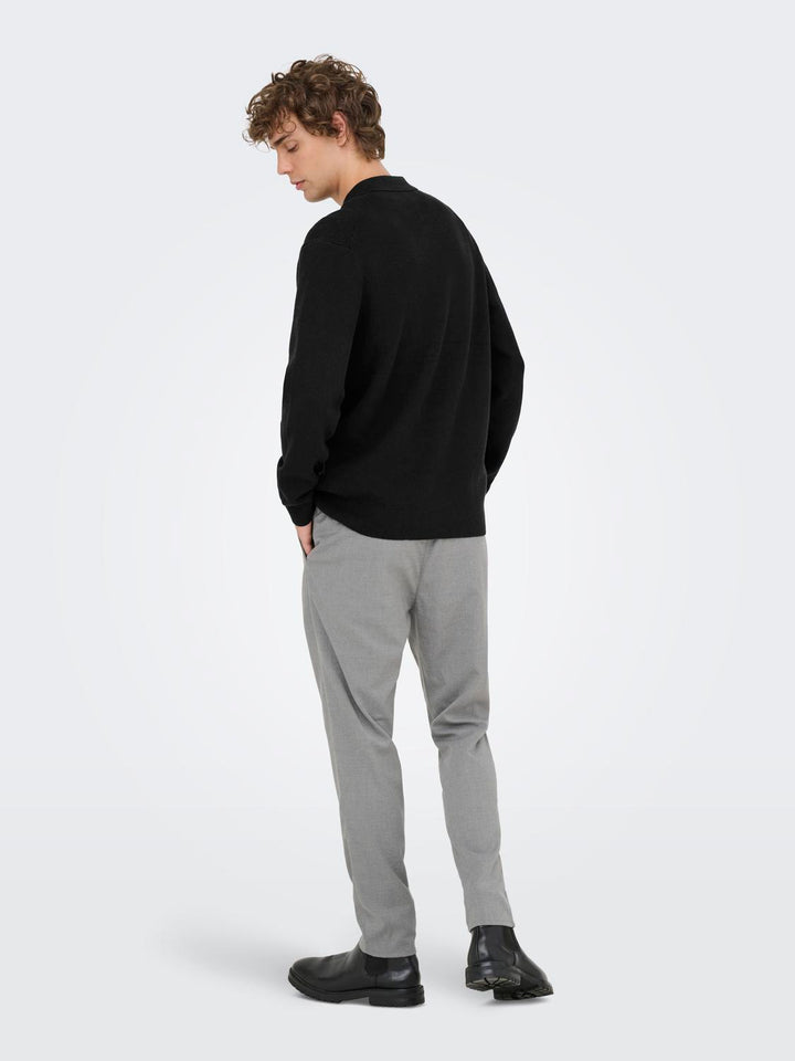 Only & Sons Poolokaulus Neule Vetoketjulla - Canny