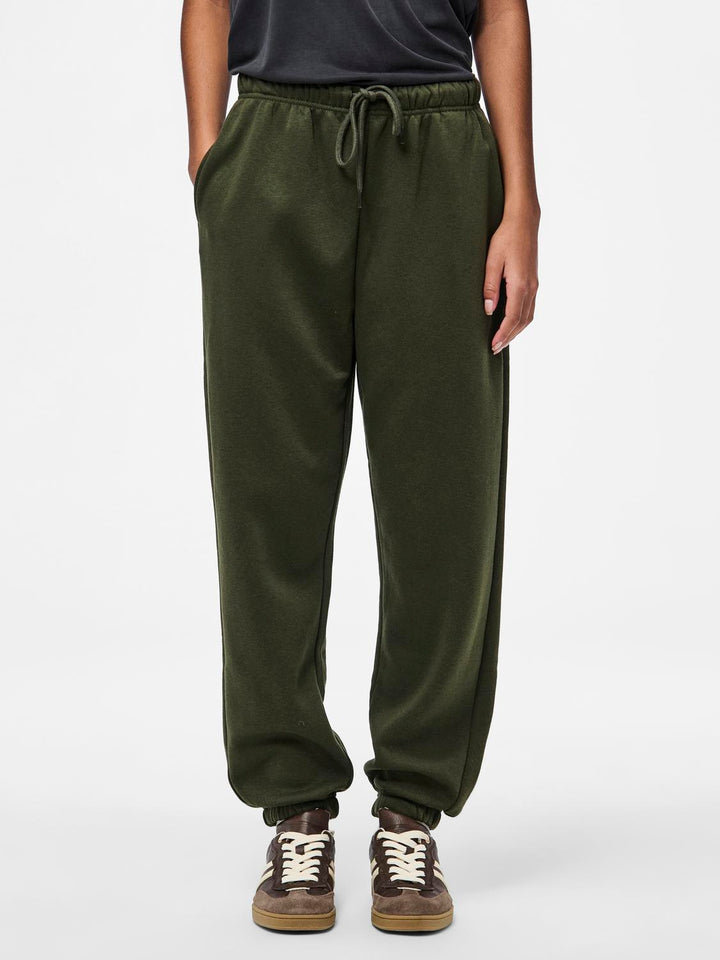 Pieces Svetarihousut Khakinvihreä - Canny