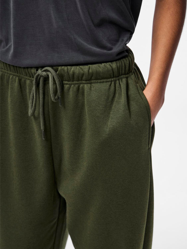 Pieces Svetarihousut Khakinvihreä - Canny