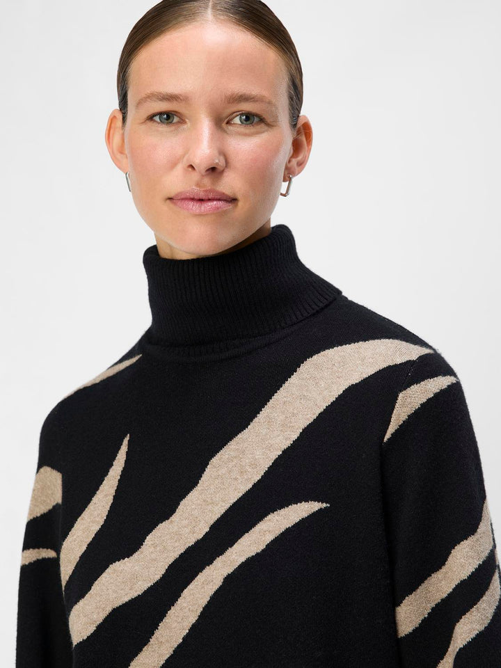 Object Neulemekko Musta/Hiekka - Canny