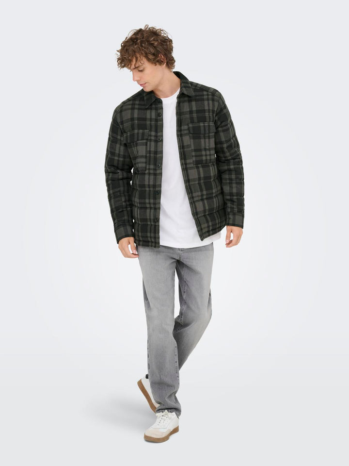 Only & Sons Paitatakki Mustaruutu - Canny