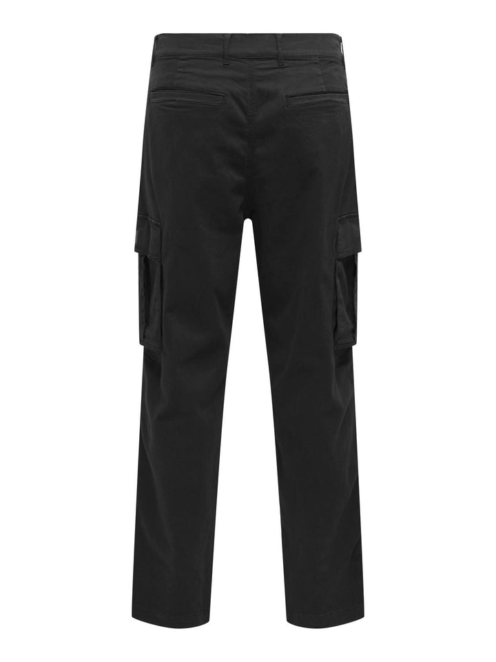 Only & Sons Cargo Resitaskuhousut Musta - Canny