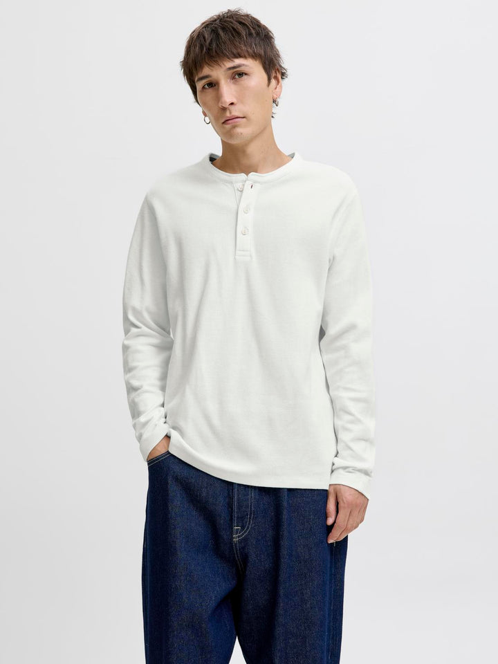 Jack & Jones Pitkähihainen T-paita Valkoinen - Canny