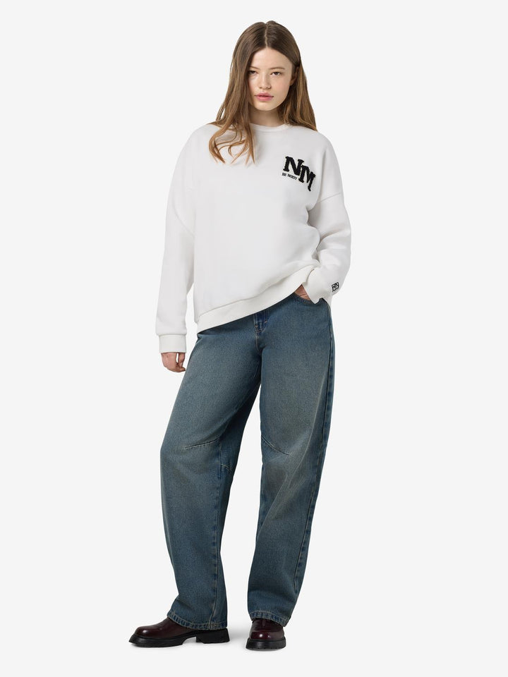 Noisy May Svetari Brodeerattu Valkoinen - Canny