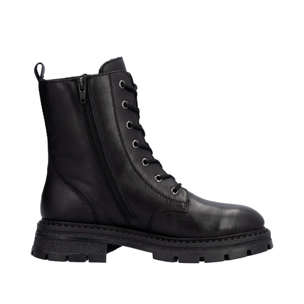 RIEKER Naisten Biker Nilkkuri Musta