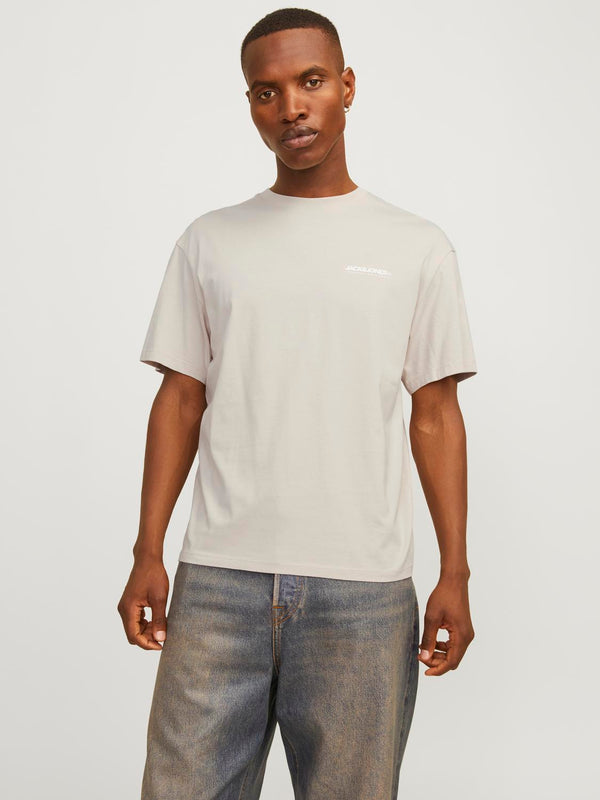 Jack & Jones T-paita Logolla Beige