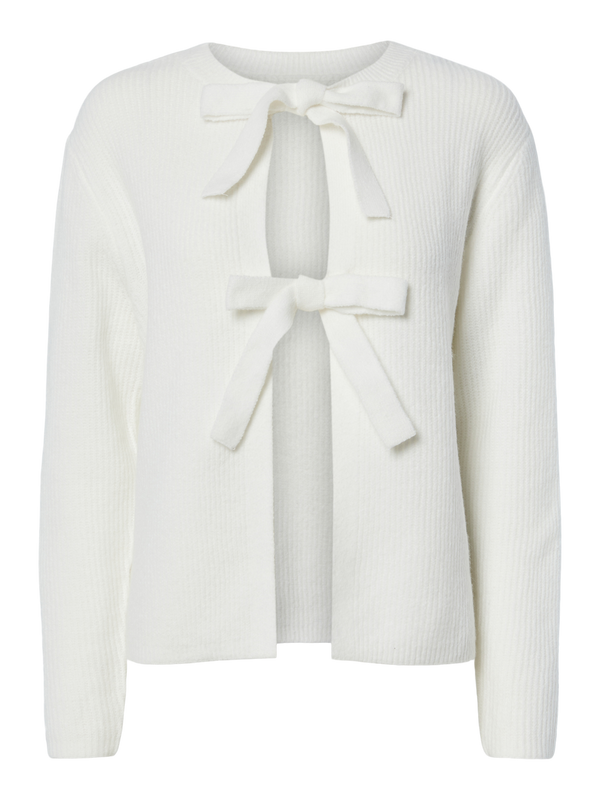 Pieces Neuletakki Valkoinen