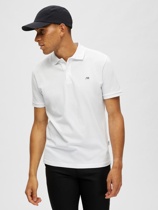 Selected Polo T-Paita Valkoinen