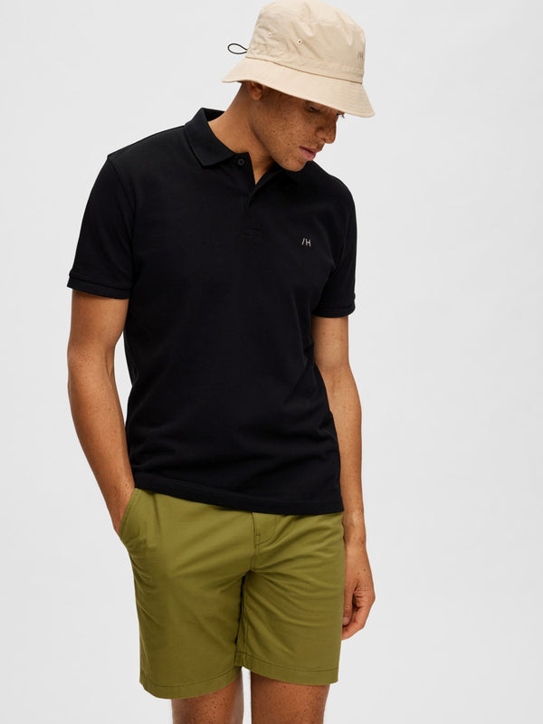 Selected Polo T-Paita Musta