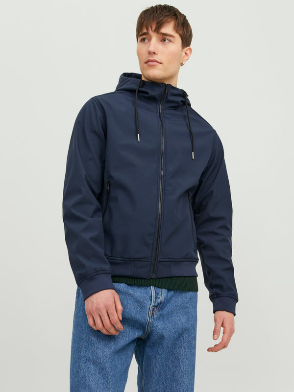 Jack & Jones Softshell Hupullinen Takki Tummansininen